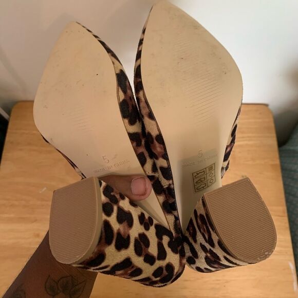 Nasty Gal Leopard Print Heels - Size 5 - Picture 12 of 12